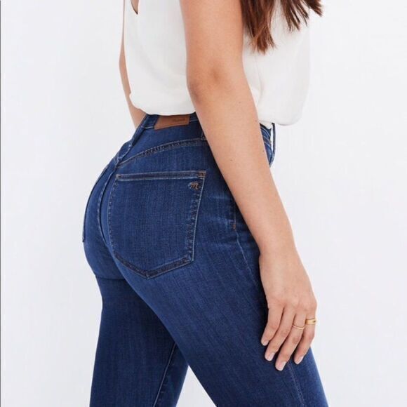 NEW Madewell Tall Curvy High-Rise Skinny Jeans in Danny Wash Womens Size 36 - Picture 6 of 7